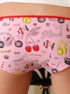 Diddy shows off her lil pink panties