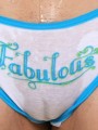 Jenny shows off her wet panties