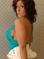 Krissy showing off in green lace