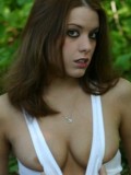 Stunning Serena gets naked in the woods!